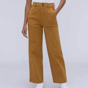 Everlane Organic Cotton Wide Leg Pants 0